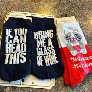 Two pairs of NWT socks. Simply Southern and JoAnn Stores.